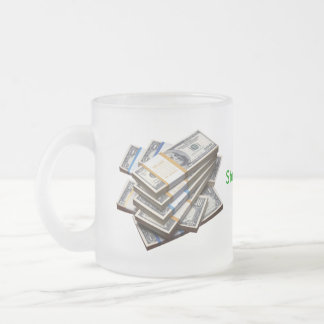 Cristal Esmerilado Apílelo encima de la taza