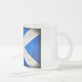 Cristal Esmerilado Bandera de Escocia de la taza del vidrio
