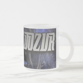 Cristal Esmerilado Bulldozur heló la taza de café