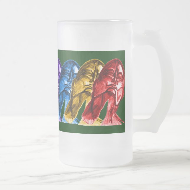 Cristal Esmerilado Búsqueda de la taza helada (Derecha)