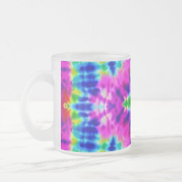 Cristal Esmerilado Canto cuadrado tinte taza de café