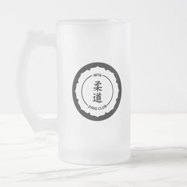 Cristal Esmerilado Club del judo de MTG - taza de cerveza helada (Izquierda)