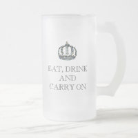 "COME, BEBE y SIGUE" Taza de cerveza