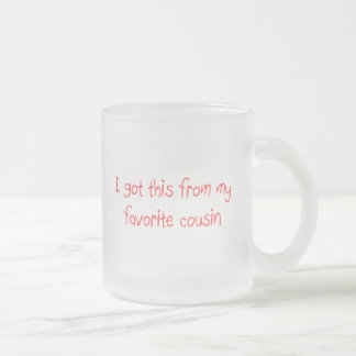 Cristal Esmerilado Conseguí esto de mi taza preferida del primo