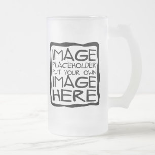 Cristal Esmerilado Diseñe su propia taza de encargo