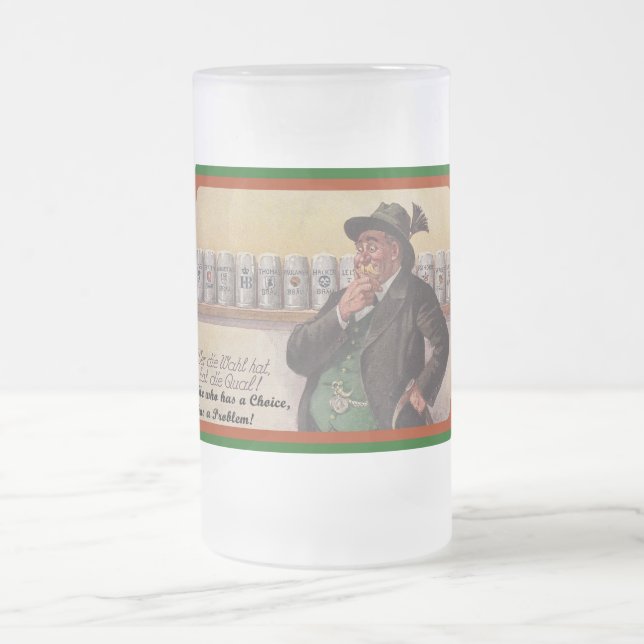 CRISTAL ESMERILADO ¡DIVERSIÓN! ~ ALEMÁN DE LA TAZA DE CERVEZA DEL (Centro)