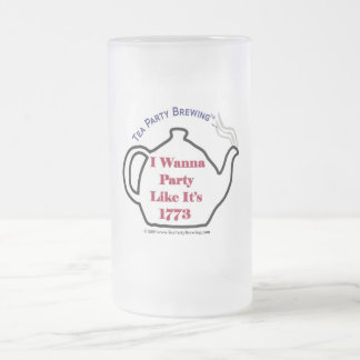 Cristal Esmerilado El fiesta TP0102 como él es taza de cerveza helada