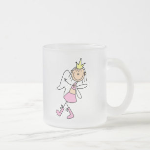 Cristal Esmerilado Hada de los Dientes con las Manos Llenas Taza