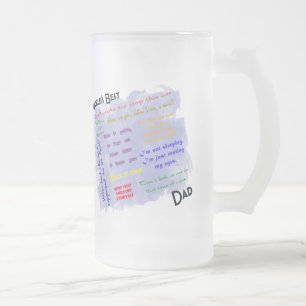 Cristal Esmerilado La mejor taza de Dadism de los mundos