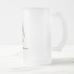 Cristal Esmerilado La taza de cerveza de la cueva del hombre