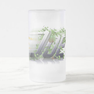 Cristal Esmerilado La taza de Joe