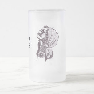 Cristal Esmerilado La taza helada zombi americano de los gitanos