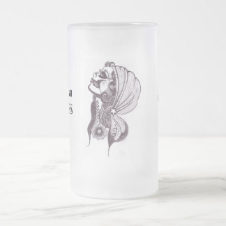 Cristal Esmerilado La taza helada zombi americano de los gitanos