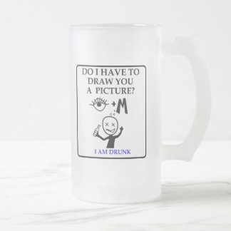 Cristal Esmerilado Las ideas de Pictionary helaron la taza de