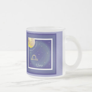 Cristal Esmerilado Libra el septiembre 24 to October de 23 taza