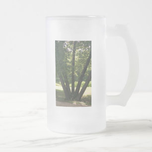 Cristal Esmerilado Mano de la taza de la naturaleza