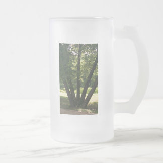 Cristal Esmerilado Mano de la taza de la naturaleza