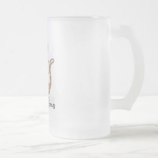 Cristal Esmerilado mono, taza de los muchachos del mono