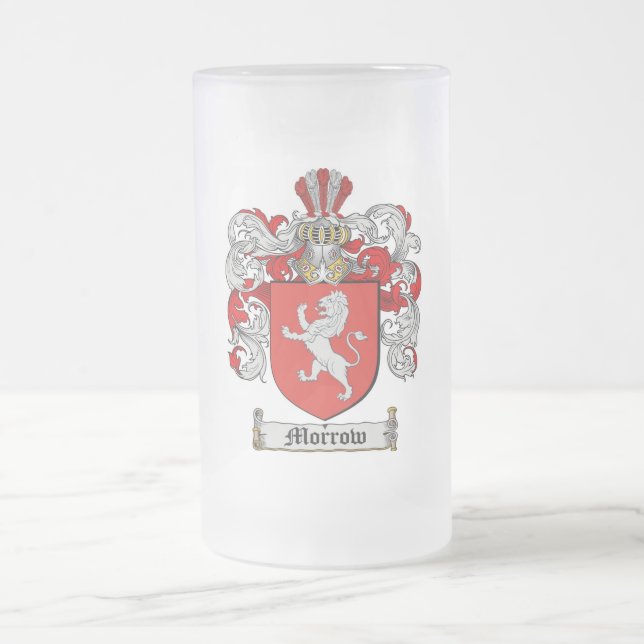 Cristal Esmerilado Morrow taza de cerveza (Centro)