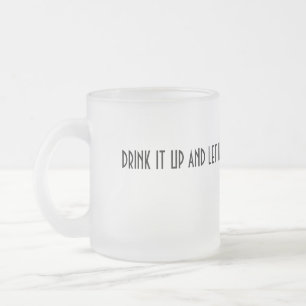 Cristal Esmerilado Navegación de su alma en la taza del vidrio