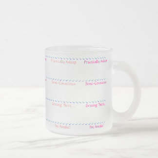 Cristal Esmerilado Nivel de taza helada conciencia