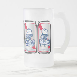 Cristal Esmerilado Reina de la taza de cerveza del parque de