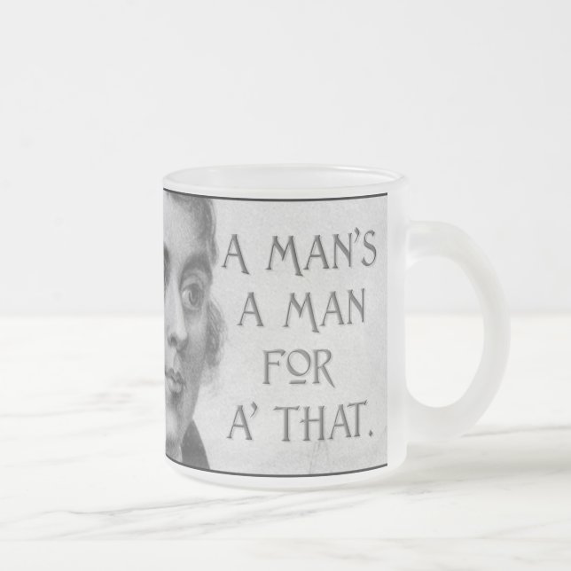 Cristal Esmerilado Robert quema la taza de un hombre (Derecha)