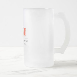Cristal Esmerilado Smaulgld heló la taza de cerveza