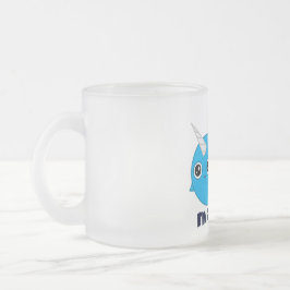 Cristal Esmerilado Soy taza adorable de Narwhal
