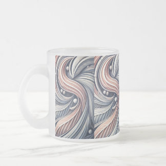 Cristal Esmerilado Su taza de letra oculta en la letra "S"