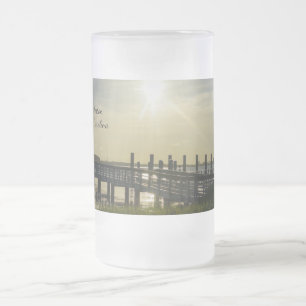 Cristal Esmerilado Tarde Tranquila En Taza Helada De Cooper River