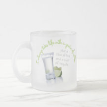 Tardo siempre vida con una taza del grano de sal