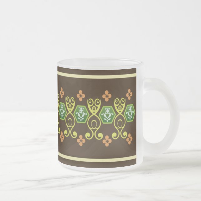 Cristal Esmerilado Taza 01 de Brown (Derecha)