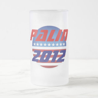 Cristal Esmerilado Taza 2012 de cerveza de Palin