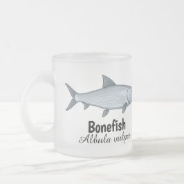 Cristal Esmerilado Taza Bonefish Frosted de SciPerspective