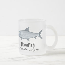 Cristal Esmerilado Taza Bonefish Frosted de SciPerspective