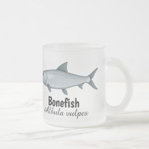 Cristal Esmerilado Taza Bonefish Frosted de SciPerspective