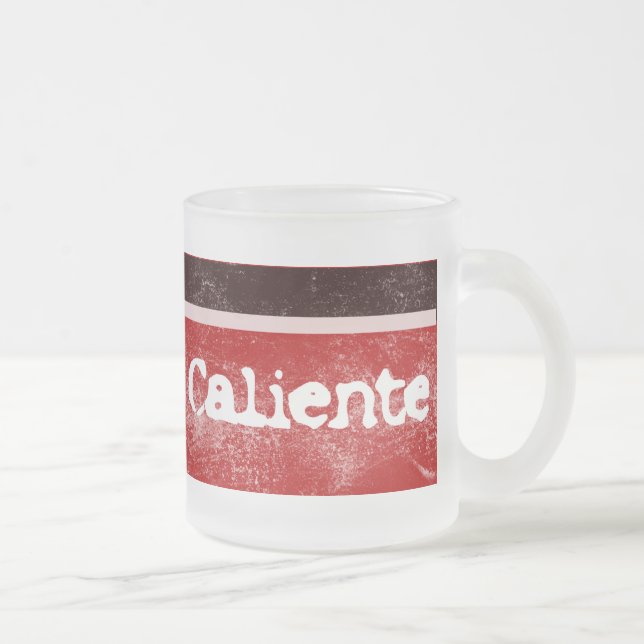 Cristal Esmerilado Taza caliente de Caliente (Derecha)