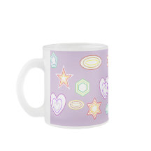 Taza con formas de lila