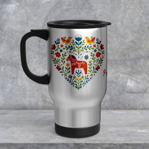 Cristal Esmerilado Taza con patrón de corazón de caballo Dala de arte