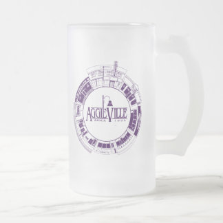 Cristal Esmerilado Taza de Aggieville