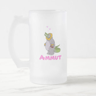Cristal Esmerilado Taza de Ammut