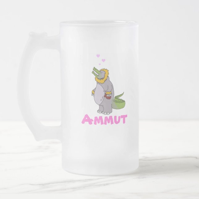 Cristal Esmerilado Taza de Ammut (Izquierda)