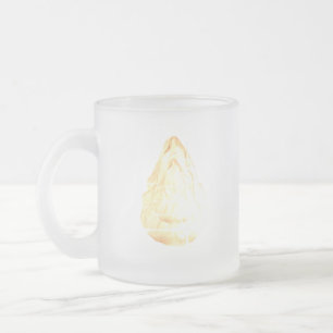 CRISTAL ESMERILADO TAZA DE ARTE Y DISEÑO
