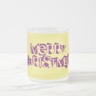 Cristal Esmerilado taza de café