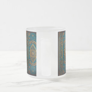 CRISTAL ESMERILADO TAZA DE CAFÉ ANDALUZA DE DOS TONOS