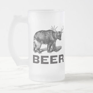 Cristal Esmerilado Taza de cerveza