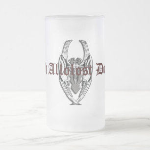 Cristal Esmerilado Taza de cerveza de Adorian