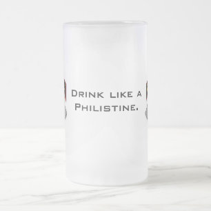 Cristal Esmerilado Taza de cerveza de la bujía métrica de los