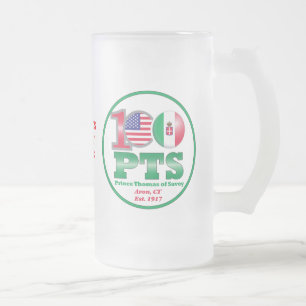 Cristal Esmerilado Taza de cerveza de la comida campestre de la